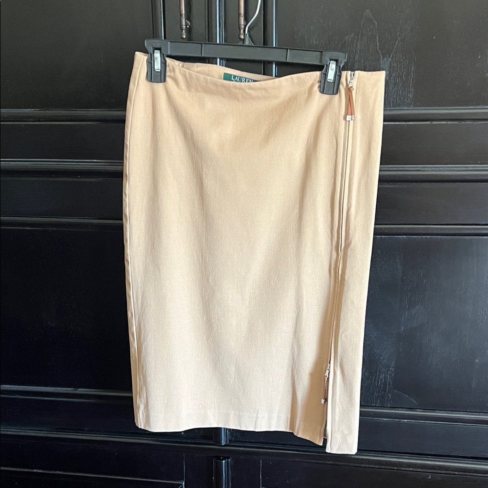Lauren Ralph Lauren Tan Pencil Skirt
